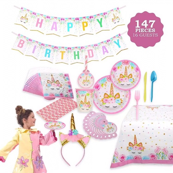 Other - Unicorn Party Supplies for 16